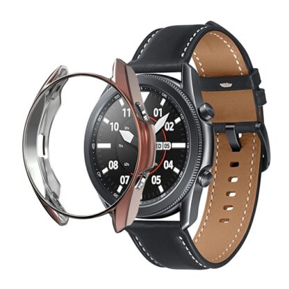 Samsung Galaxy Watch 3 41mm - Galvaniseret gummi cover/bumper - Bronze