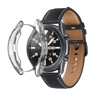 Samsung Galaxy Watch 3 41mm - Galvaniseret gummi cover/bumper - Transparent