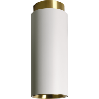 DCW Tobo C65 Loftlampe Hvid/Messing