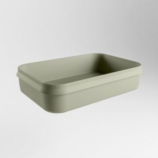 ARVO håndvask 55 x 38 cm Solid surface - Armygrøn