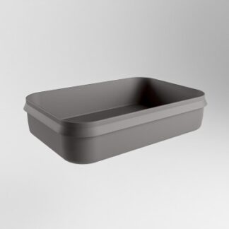 ARVO håndvask 55 x 38 cm Solid surface - Mørkegrå