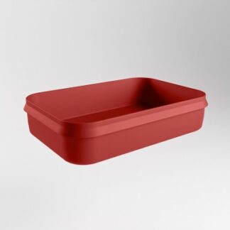 ARVO håndvask 55 x 38 cm Solid surface - Rød