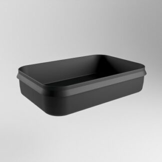 ARVO håndvask 55 x 38 cm Solid surface - Sort