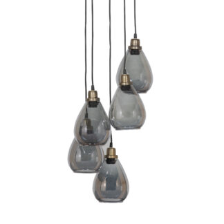 BEPUREHOME Collection lampe - Sort, Glas