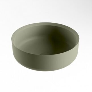 COSS håndvask Ø36 cm Solid surface - Armygrøn