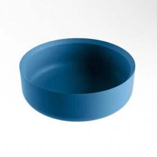 COSS håndvask Ø36 cm Solid surface - Jeansblå