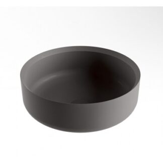 COSS håndvask Ø36 cm Solid surface - Mørkegrå