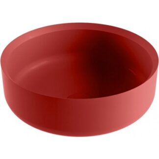 COSS håndvask Ø36 cm Solid surface - Rød