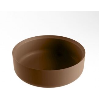 COSS håndvask Ø36 cm Solid surface - Rustbrun
