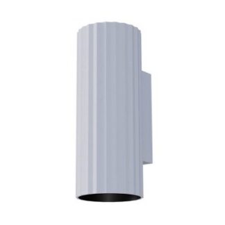 DELPHI Up-Down Væglampe i aluminium H18 cm 2 x GU10 - Mat hvid