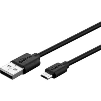 Goobay USB-A til Micro-USB inkl. Lader - 1 Meter