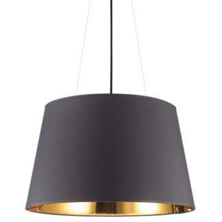 NORDIK Loftlampe i folie Ø60 cm 6 x E27 - Sort/Gylden