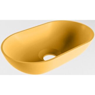 POOLE håndvask 30 x 18 cm Solid surface - Okker