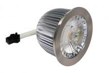 Daxtor LED pære 5w/830 3000K (240 lumen) 12v med stik, børstet, F/Easy 2-use og Easy 2-Change LED