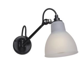 Lampe Gras N104 Badeværelses Væglampe Sort/Polycarbonat – DCWéditions