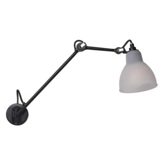Lampe Gras N122 Badeværelses Væglampe Sort/Polykarbonat – DCWéditions