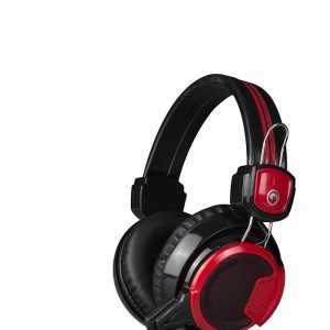 Marvo Headset W/mic, Black/red - Headset