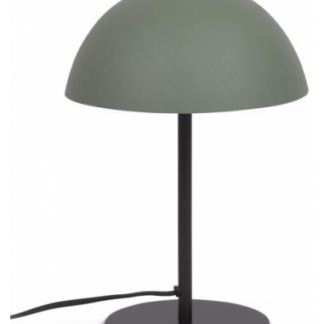 Aleyla bordlampe i metal 1 x E14 H33 cm - Sort/Mat mørkegrøn