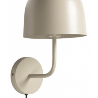 Alish væglampe i metal 1 x E14 H35 cm - Beige