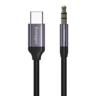 ESSAGER USB-C til 3.5mm audio kabel 1m