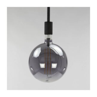 FURBO rund LED pære - grå glas