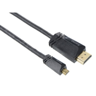 HAMA Micro HDMI - HDMI kabel - 4K/60Hz - Guldbelagt - 1.5 m