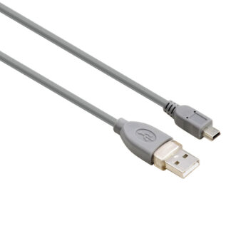 HAMA USB 2.0 Kabel USB-A / Mini-B - Grå - 0.25 m