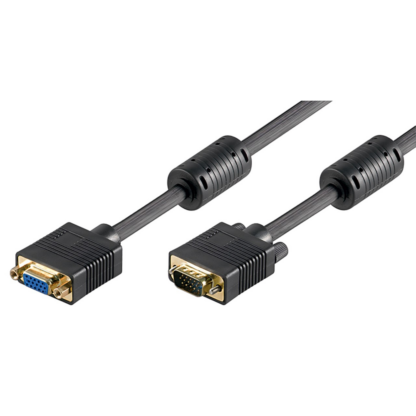 High Grade forlænger VGA kabel - Guldbelagt - 3 m