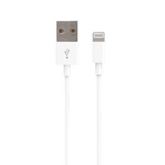 Lightning til USB oplader / data kabel iphone, iPad, iPod - 3 meter - Hvid
