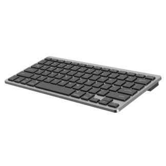 PLATINET Trådløs Tastatur med Bluetooth - ENGELSK LAYOUT - Sølv/Sort