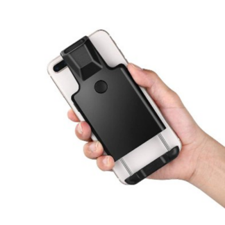 Stregkodescanner R70 - Med clip til smartphone - Bærbar 2D Bluetooth Trådløs scanner - Scan EAN og QR koder