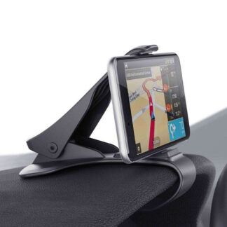 Universal smartphone bilholder til dashboard - Clipsystem- Sort