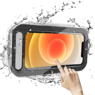 Vandtæt/dugfri Holder til iphone/Smartphone op til 7" - Vægophæng uden skruer