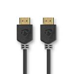HDMI kabel | HDMI Stik | HDMI Stik | 8K@60Hz | eARC | Guldplateret | 3.00 m | PVC | Antracit | Box