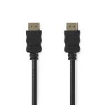 High Speed HDMI kabel med Ethernet | HDMI Stik | HDMI Stik | 4K@30Hz | ARC | 10.2 Gbps | 7.50 m | Runde | PVC | Sort | Blister