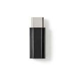 USB-adapter | USB 2.0 | USB-C Han | USB Micro-B Hun | 480 Gbps | Guldplateret | Antracit | Box