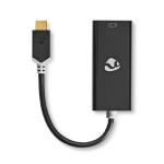 USB-adapter | USB 3.2 Gen 1 | USB Type-C Han | Mini DisplayPort | 0.20 m | Runde | Guldplateret | PVC | Anthracite | Window Box