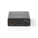 Udsolgt HDMI Extractor | HDMI Input | HDMI Output / TosLink Hun / 1x 3.5 mm | Maksimal opløsning: 4K@60Hz | 18 Gbps | Metal | Anthracite | Gaveæske