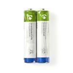 Zink-Carbon Batteri AAA | 1.50 V | Zink Karbon | R03 | Antal batterier: 2 stk. | Minipakke | R03 | Forskellige | Blå / Grøn