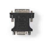 DVI-adapter | DVI-D | VGA Hun | Nikkel | Lige | PVC | Sort | Blister