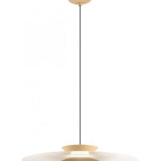FARGO Loftlampe i aluminium Ø50 cm 1 x 16,5W SMD LED - Mat beige/Mat hvid