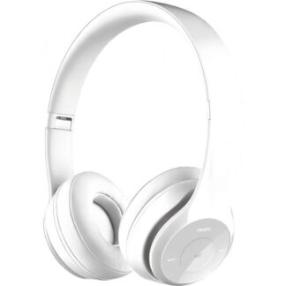 Freestyle FH0915 - Trådløse Høretelefoner med Mikrofon & MicroSD kortlæser - Hvid