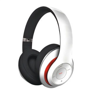 Freestyle FH0916 - Trådløse Over-Ear Høretelefoner med Mikrofon & MicroSD kortlæser - Hvid