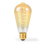 LED glødepære E27 | ST64 | 3.8 W | 250 lm | 2100 K | Ekstra varm hvid | Antal lamper i emballagen: 1 stk.