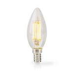 LED-lampe Pære E14 | Stearinlys | 4.5 W | 470 lm | 2700 K | Varm Hvid | Antal lamper i emballagen: 1 stk. | Klart