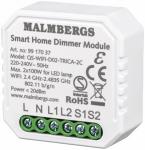 Malmbergs Smart Home Wi-Fi Dåse lysdæmper 2-kanal / Kroneafbryder, 2x150W LED