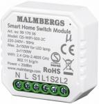 Malmbergs Smart Home Wi-Fi Modul tænd/sluk via smartphone, 46x46x18mm