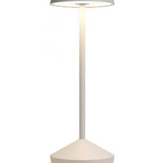 SOPHIE Trådløs udendørs bordlampe i aluminium H29,5 cm 1 x 2,2W SMD LED - Mat hvid