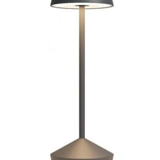 SOPHIE Trådløs udendørs bordlampe i aluminium H29,5 cm 1 x 2,2W SMD LED - Mat mørkegrå