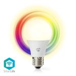 SmartLife fuld farve Pære | Wi-Fi | E27 | 806 lm | 9 W | RGB + Justerbar Hvid | 2700 - 6500 K | Android / IOS | Pære